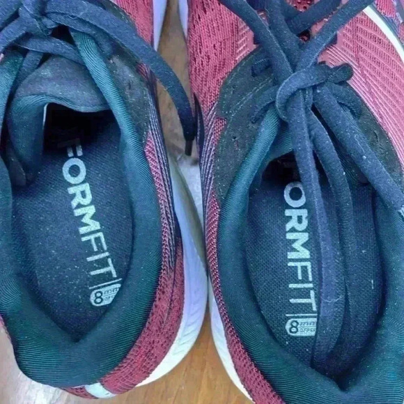 Saucony Mens Guide14 FormFit Power Running Shoe Mulberry Lime  Sz 9 - Picture 6 of 8